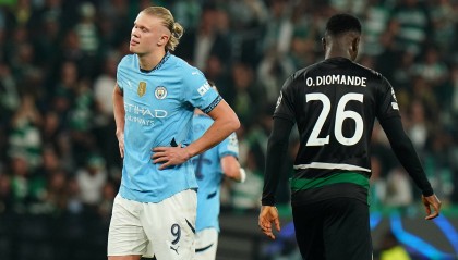 欧冠-哲凯赖什戴帽哈兰德失点 曼城1-4葡体各赛事三连败