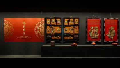 60余件金漆镶嵌珍品亮相！“华冠群芳”特展在棠美术馆开幕