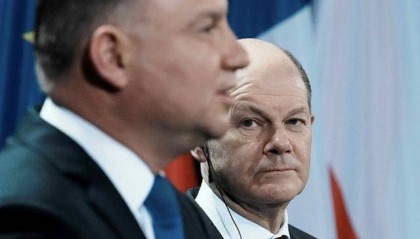 朔尔茨对波兰总统怒吼，在场领导人都惊了