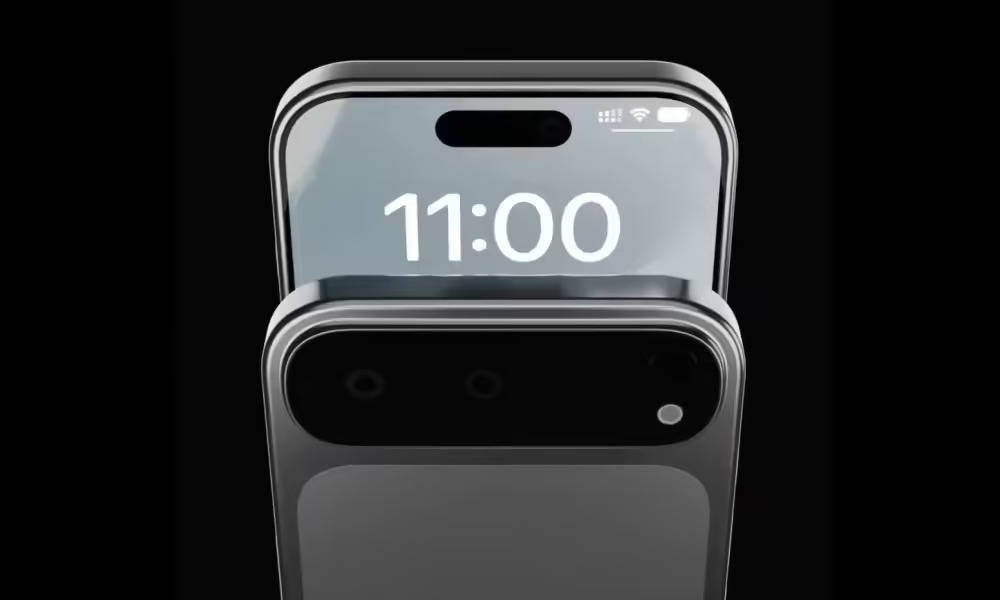 iPhone 17 Pro Max渲染图再曝光,水平三摄+铝合金背板,神似谷歌Pixel?