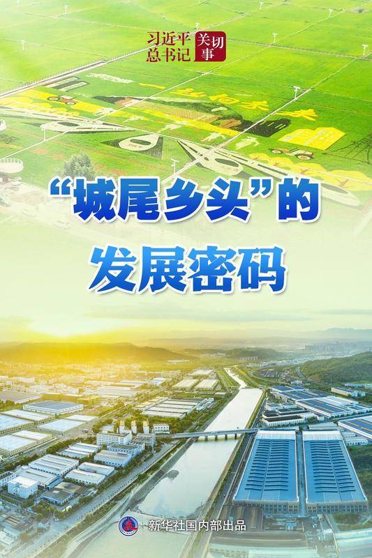 习近平总书记关切事丨“城尾乡头”的发展密码