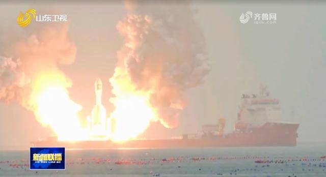 山东省委书记调研期间,前往东方航天港,观看火箭发射